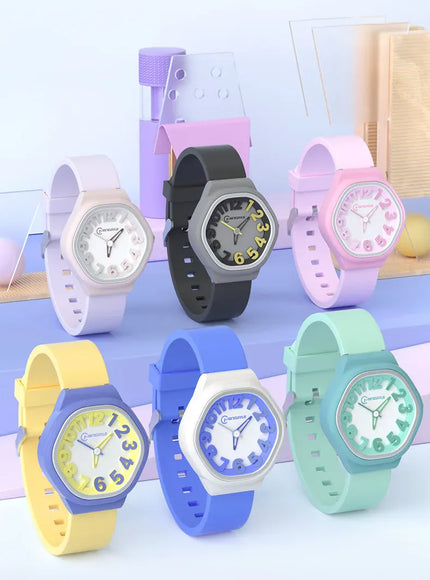 KissICON Uthai C14 Kids Digital Watch Waterproof Quiet For