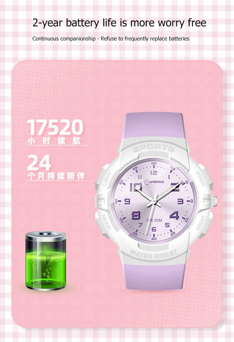 KissICON 💋 Uthai C15 Kids Digital Watch Waterproof -