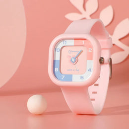 KissICON 💋 UTHAI CA05 Women's Square Watch - 30M