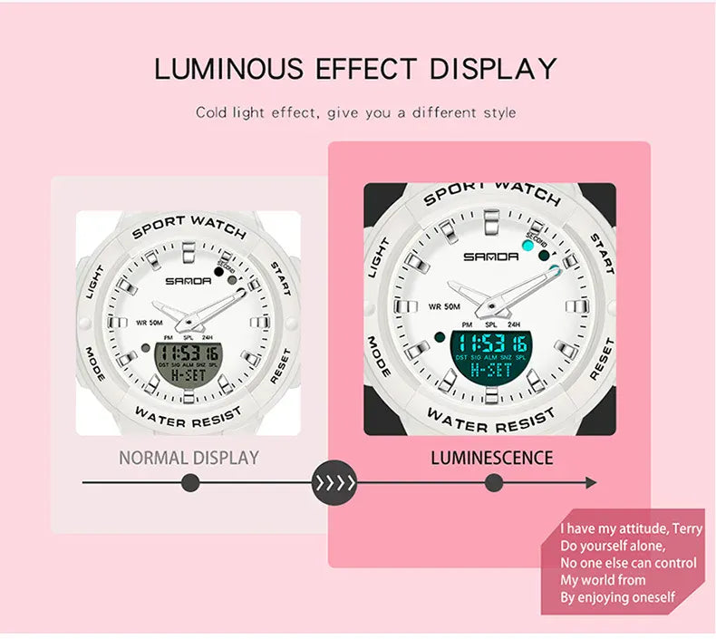 KissICON Uthai CE64 Women Watch - Fashion Outdoor Waterproof