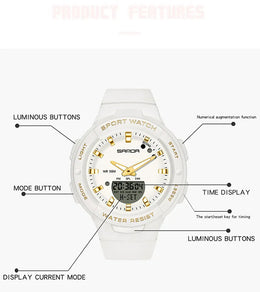 KissICON Uthai CE64 Women Watch - Fashion Outdoor Waterproof
