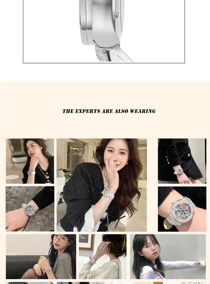 KissICON 💋 UTHAI L58 Watch Womens Leather - 360