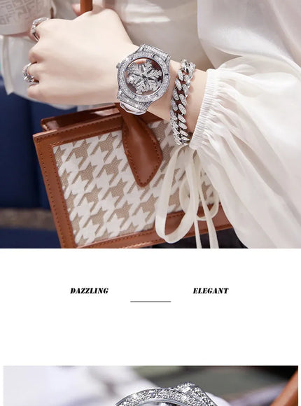 KissICON 💋 UTHAI L58 Watch Womens Leather - 360