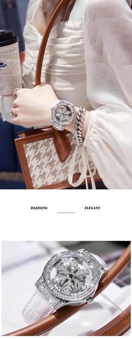 KissICON 💋 UTHAI L58 Watch Womens Leather - 360