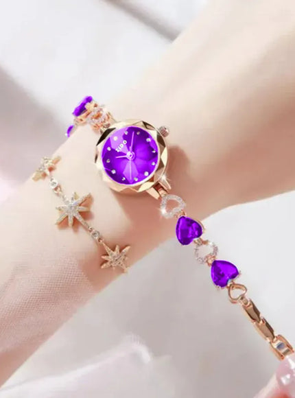 KissICON UTHAI L92 Womens Watch Crystal Inlaid Diamond -
