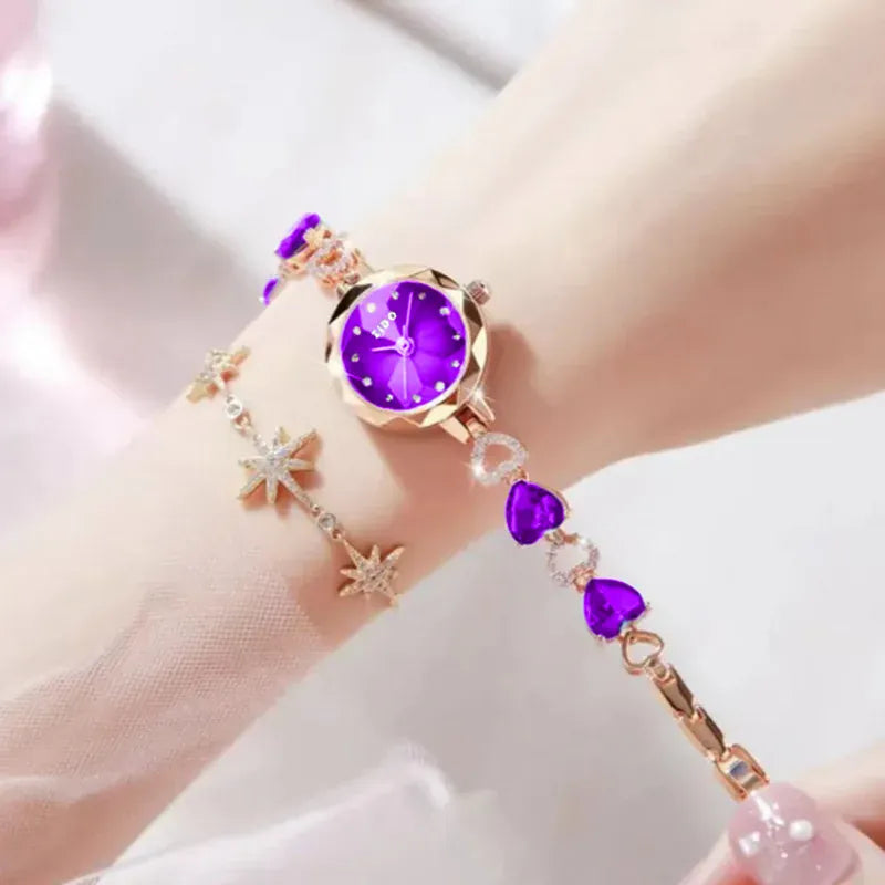 KissICON UTHAI L92 Womens Watch Crystal Inlaid Diamond -