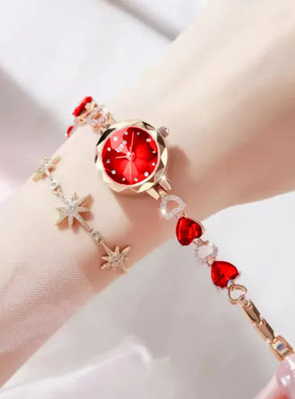 KissICON UTHAI L92 Womens Watch Crystal Inlaid Diamond -
