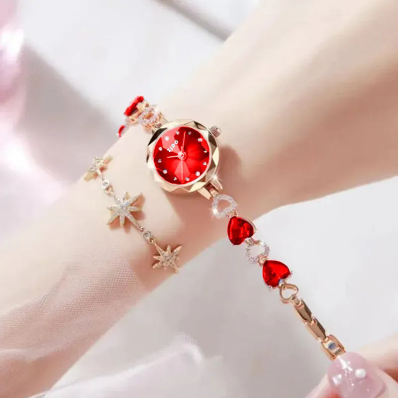 KissICON UTHAI L92 Womens Watch Crystal Inlaid Diamond -