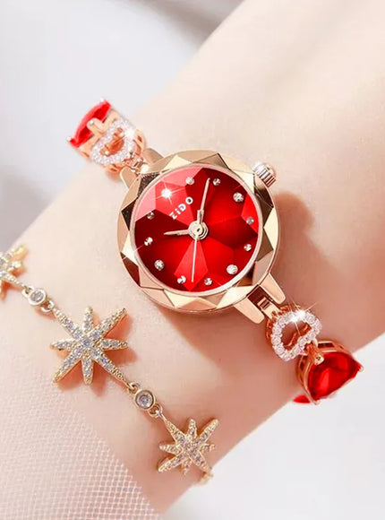 KissICON UTHAI L92 Womens Watch Crystal Inlaid Diamond -