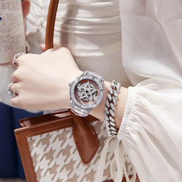 KissICON UTHAI L99 Women Watch 360 Rotation Diamond Luxury