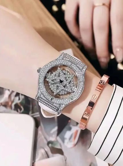 KissICON UTHAI L99 Women Watch 360 Rotation Diamond Luxury