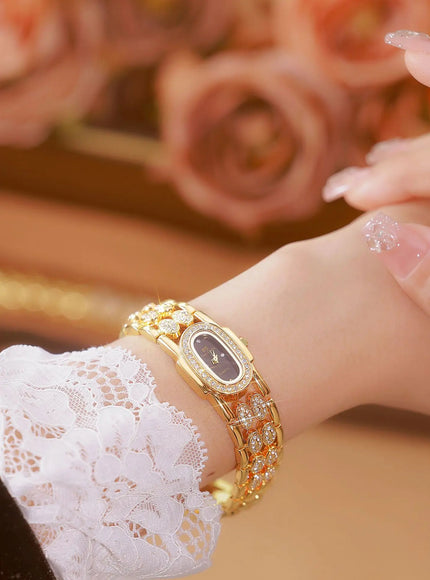KissICON Uthai Light Luxury Brand Watch Vintage Bracelet Waterproof