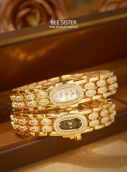 KissICON Uthai Light Luxury Brand Watch Vintage Bracelet Waterproof