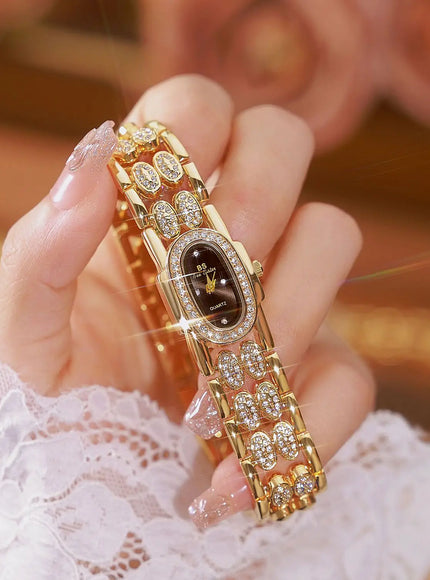 KissICON Uthai Light Luxury Brand Watch Vintage Bracelet Waterproof