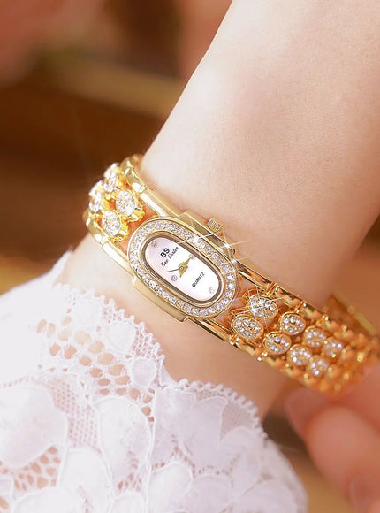 KissICON Uthai Light Luxury Brand Watch Vintage Bracelet Waterproof