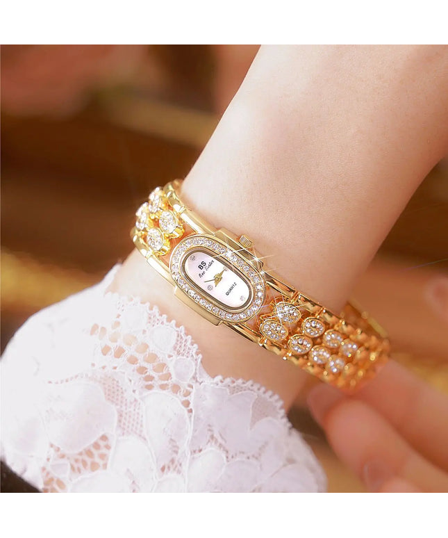 KissICON Uthai Light Luxury Brand Watch Vintage Bracelet Waterproof