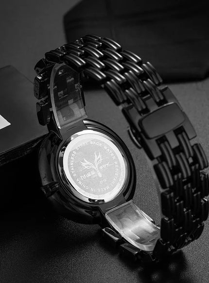 KissICON Uthai Men Watch Luxury Brand Retro Gold Band