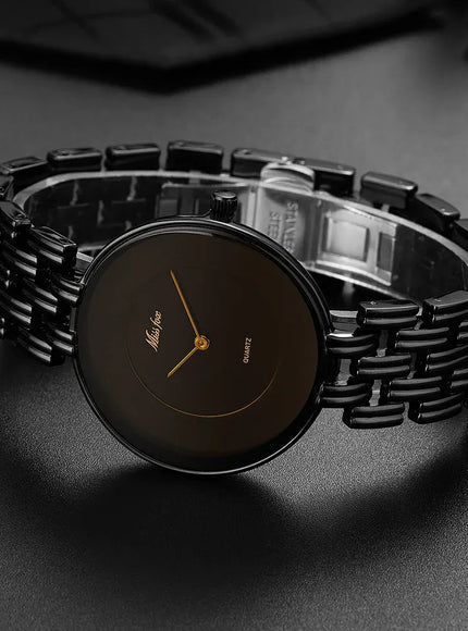 KissICON Uthai Men Watch Luxury Brand Retro Gold Band