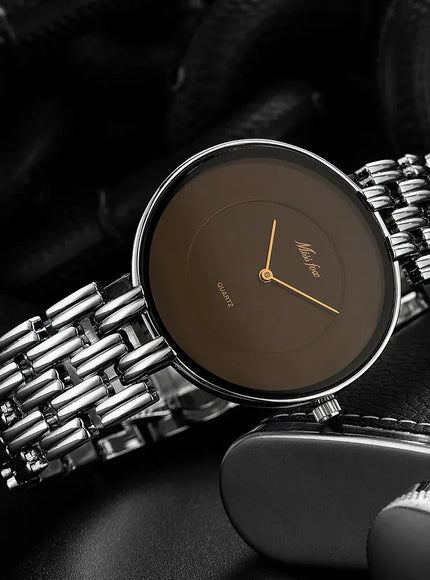 KissICON Uthai Men Watch Luxury Brand Retro Gold Band