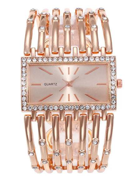 KissICON 💋 UTHAI W24 Women's Quartz Watch - Stainless
