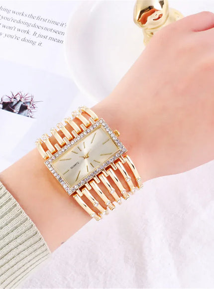 KissICON 💋 UTHAI W24 Women's Quartz Watch - Stainless