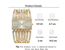 KissICON 💋 UTHAI W24 Women's Quartz Watch - Stainless