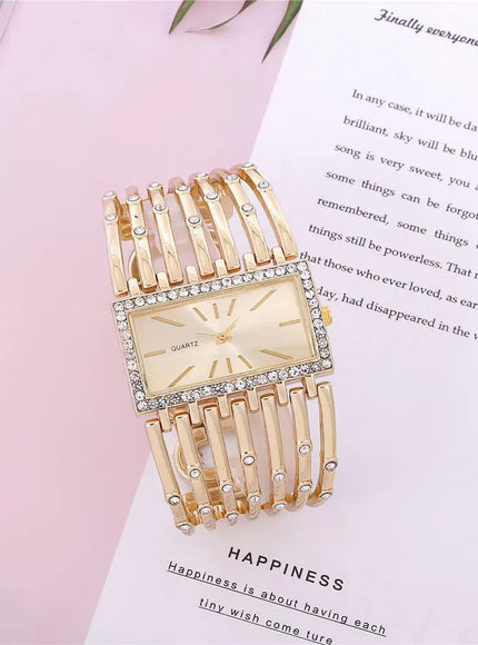 KissICON 💋 UTHAI W24 Women's Quartz Watch - Stainless
