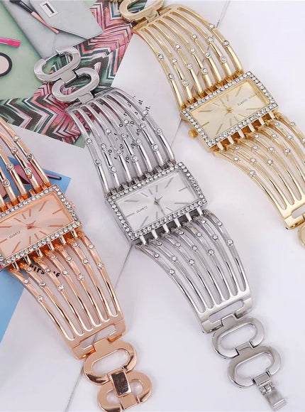 KissICON 💋 UTHAI W24 Women's Quartz Watch - Stainless