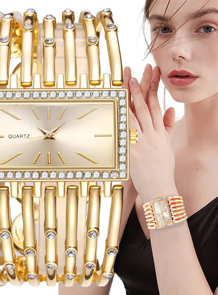 KissICON 💋 UTHAI W24 Women's Quartz Watch - Stainless