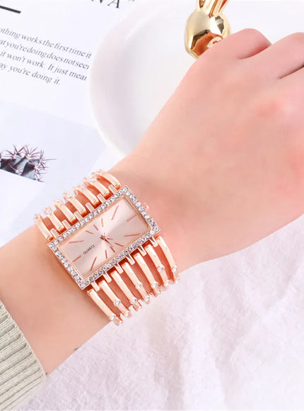 KissICON 💋 UTHAI W24 Women's Quartz Watch - Stainless