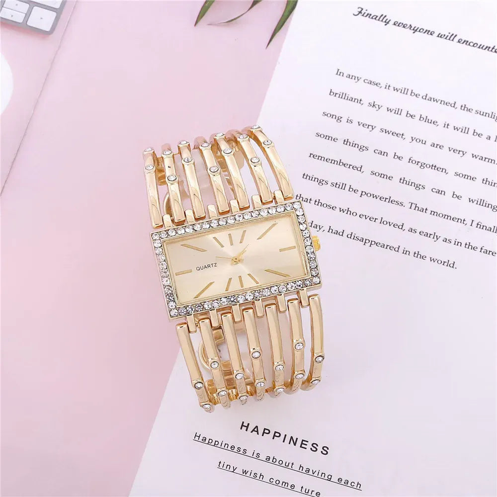 KissICON 💋 UTHAI W24 Women's Quartz Watch - Stainless