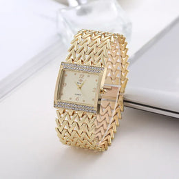 KissICON UTHAI W32 Women's Fashion Quartz Watch - Diamond