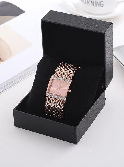 KissICON UTHAI W32 Women's Fashion Quartz Watch - Diamond