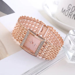KissICON UTHAI W32 Women's Fashion Quartz Watch - Diamond
