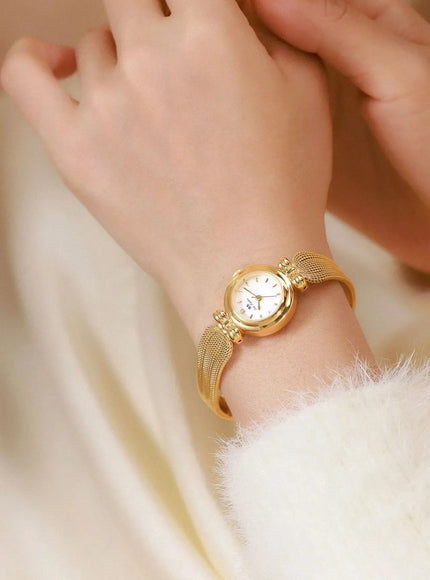 KissICON UTHAI Women Luxury Gold Bracelet Watch Waterproof Quartz