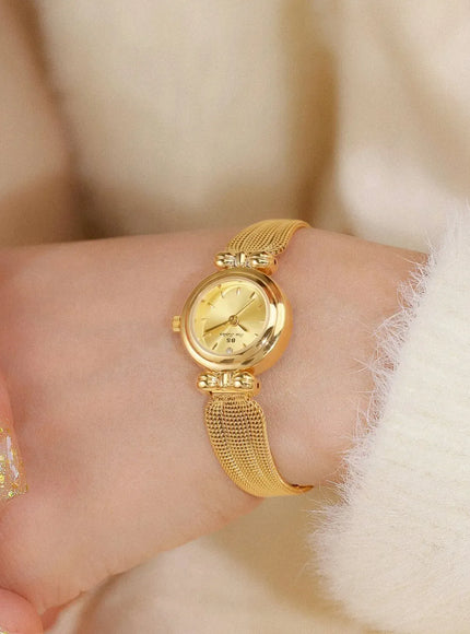 KissICON UTHAI Women Luxury Gold Bracelet Watch Waterproof Quartz