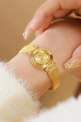 KissICON UTHAI Women Luxury Gold Bracelet Watch Waterproof Quartz