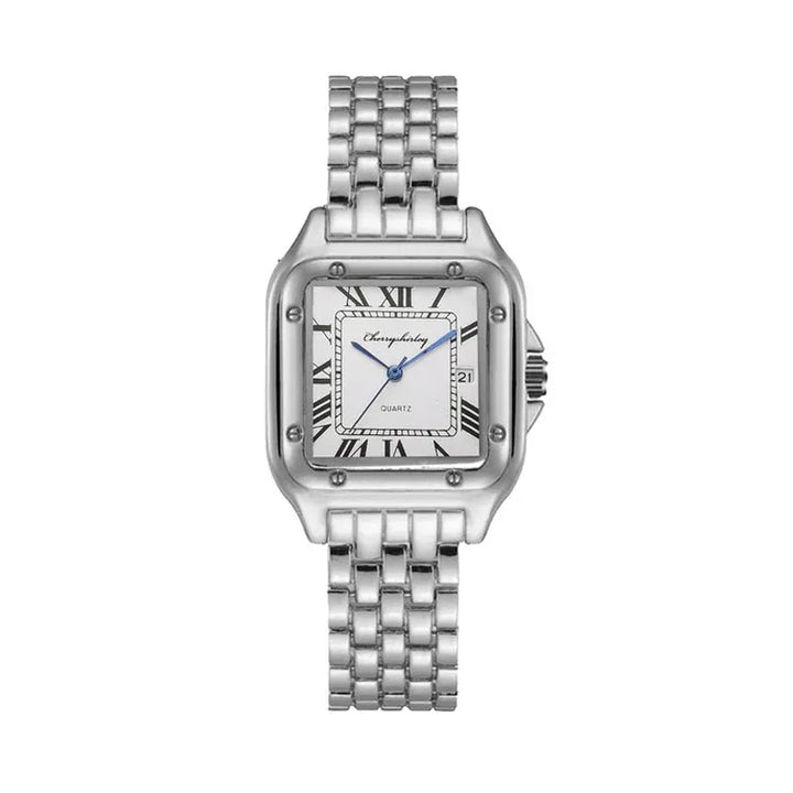 UTHAI Women Quartz Watch Stainless Steel Band -