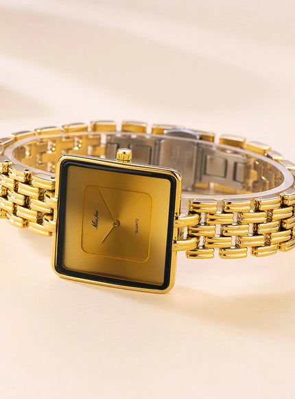 KissICON UTHAI Women Watch Luxury Square - Waterproof Quartz
