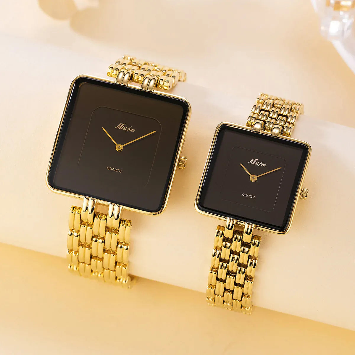 KissICON UTHAI Women Watch Luxury Square - Waterproof Quartz