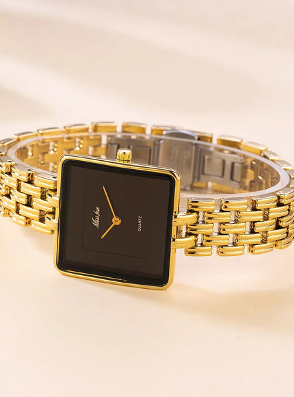 KissICON UTHAI Women Watch Luxury Square - Waterproof Quartz