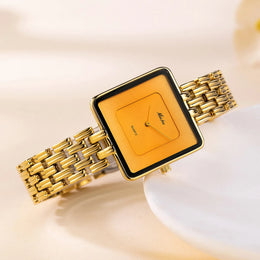 KissICON UTHAI Women Watch Luxury Square - Waterproof Quartz