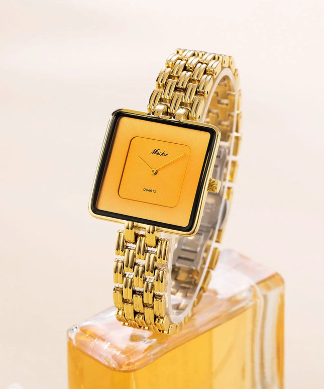 KissICON UTHAI Women Watch Luxury Square - Waterproof Quartz
