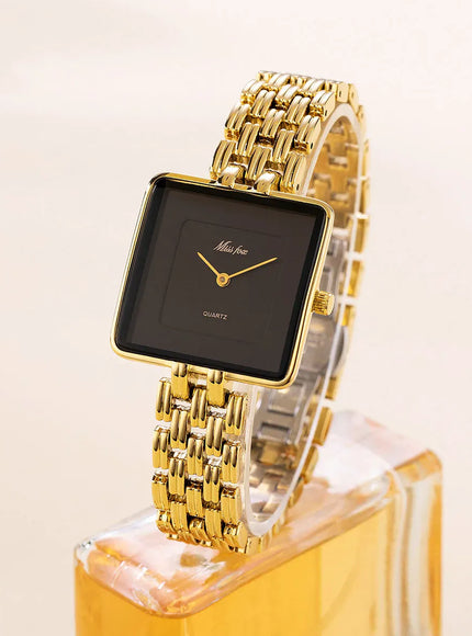 KissICON UTHAI Women Watch Luxury Square - Waterproof Quartz