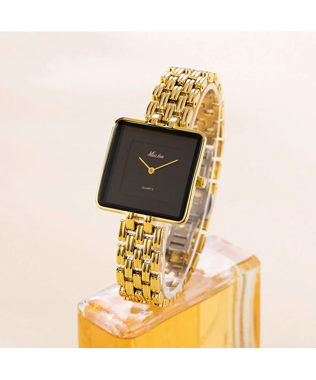 KissICON UTHAI Women Watch Luxury Square - Waterproof Quartz