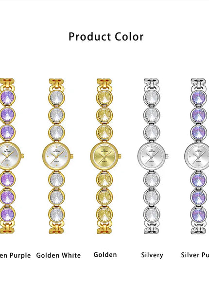 KissICON UTHAI Womens Watch Champagne Gold Waterproof - Quartz