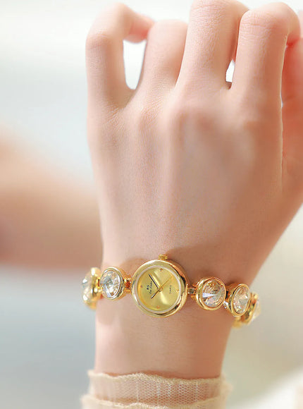 KissICON UTHAI Womens Watch Champagne Gold Waterproof - Quartz