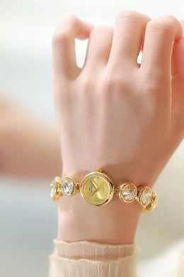 KissICON UTHAI Womens Watch Champagne Gold Waterproof - Quartz