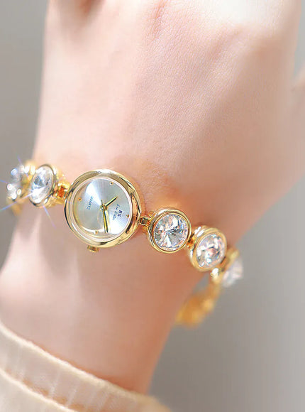 KissICON UTHAI Womens Watch Champagne Gold Waterproof - Quartz