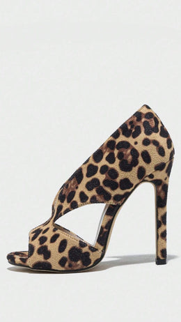 KissICON V-Cut Open Toe High Heel Sandals – Sexy Dance & Party Ready